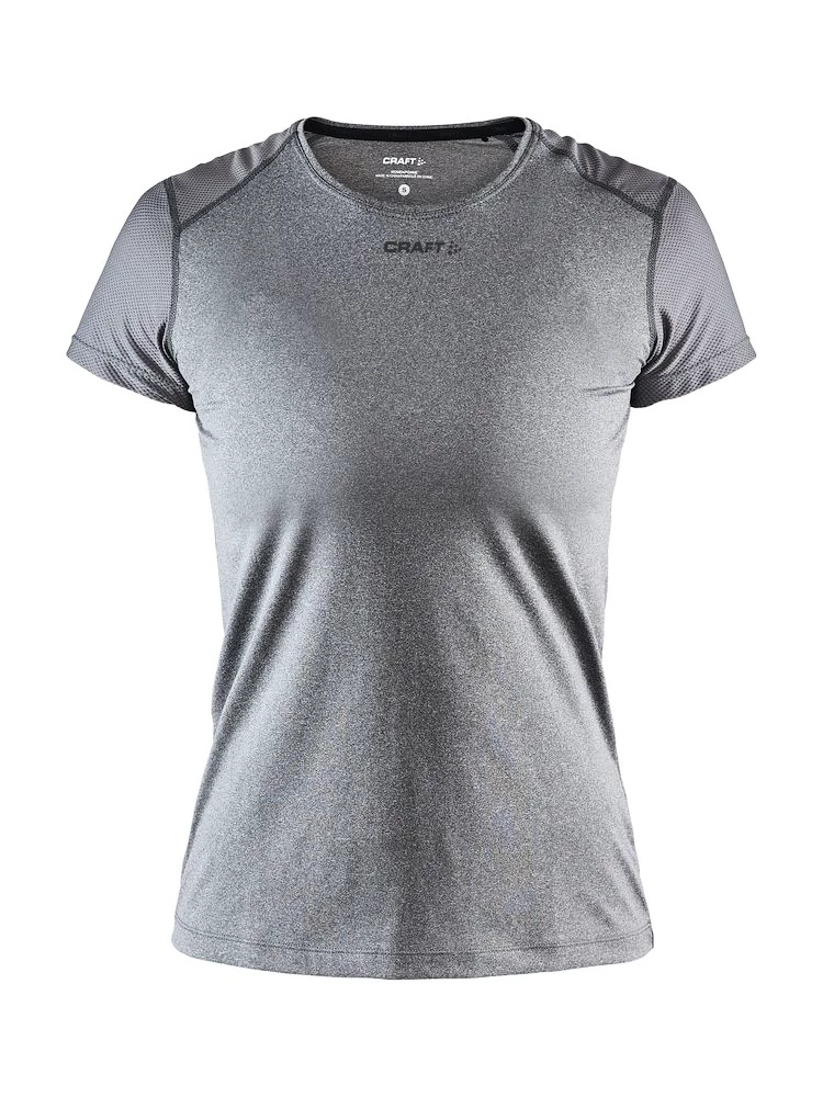 Dames T-shirt Craft ADV Essence Slim SS Grey