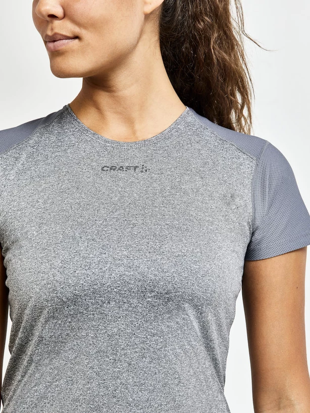 Dames T-shirt Craft ADV Essence Slim SS Grey S