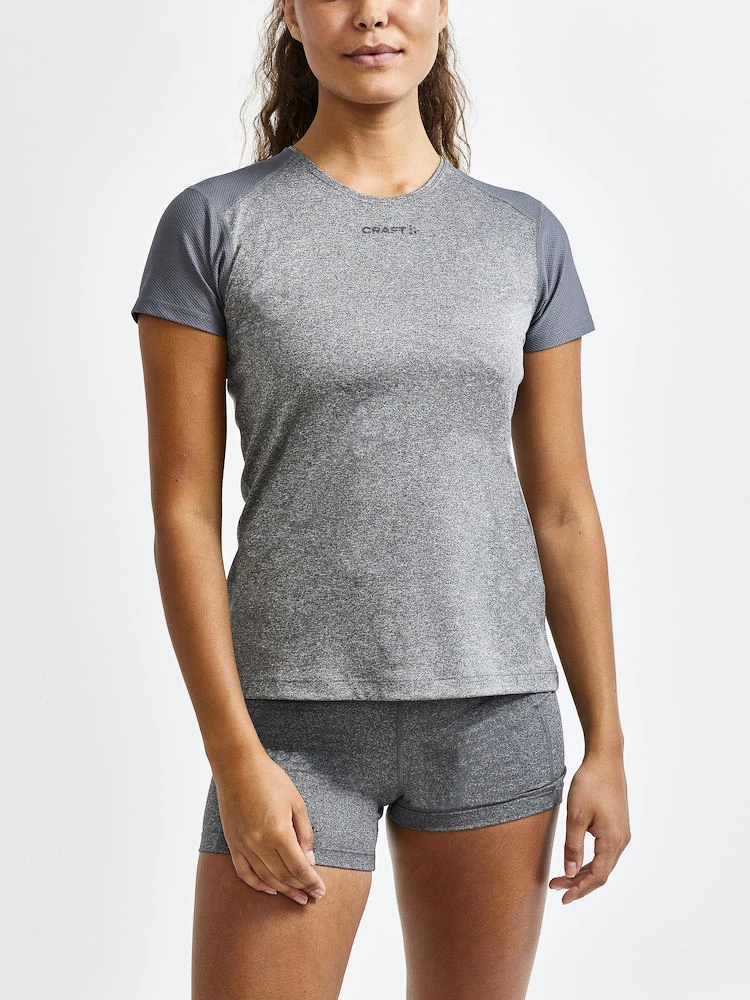 Dames T-shirt Craft ADV Essence Slim SS Grey S