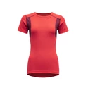 Dames T-shirt Devold  Hiking T-Shirt Poppy/Beetroot