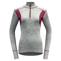 Dames T-shirt Devold Hiking Woman Half Zip Neck