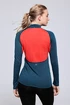 Dames T-shirt Devold  Running Zip Neck Flood