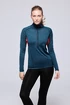Dames T-shirt Devold  Running Zip Neck Flood