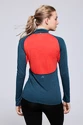 Dames T-shirt Devold  Running Zip Neck Flood