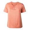 Dames T-shirt Endurance  Bree Melange S/S Tee Blooming Dahlia