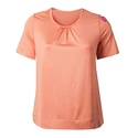 Dames T-shirt Endurance Bree Melange S/S Tee Blooming Dahlia