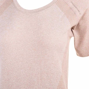 Dames T-shirt Endurance  Halen Seamless S/S Tee Warm Taupe