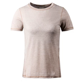 Dames T-shirt Endurance Korrl Melange S-S Tee Warm Taupe