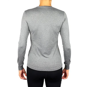 Dames T-shirt Endurance  Kusina Melange Sustainable LS Tee Grey 36