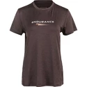 Dames T-shirt Endurance Wange Melange S/S Tee Black Bean