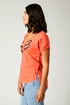 Dames T-shirt Fox Boundary Flamingo