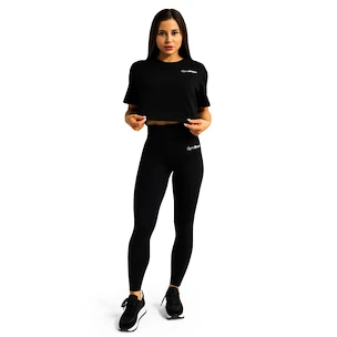 Dames T-shirt GymBeam  Limitless Cropped T-shirt Black XS