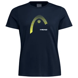 Dames T-shirt Head Club Lara T-Shirt Women Dark Blue/Yellow