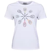 Dames T-shirt Head  Vision Racquet White