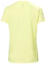 Dames T-shirt Helly Hansen  Skog Recycled Graphic Tee Fadded Yallow