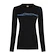 Dames T-shirt Icebreaker Merino 200 Oasis LS Crewe Mountain Pulse Black
