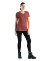 Dames T-shirt Icebreaker  Tech Lite II SS Tee Grape