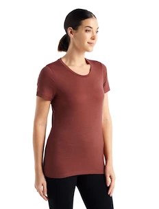 Dames T-shirt Icebreaker  Tech Lite II SS Tee Grape