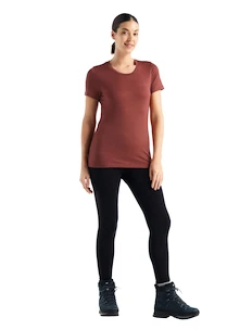 Dames T-shirt Icebreaker  Tech Lite II SS Tee Grape