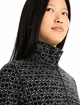 Dames T-shirt Icebreaker  W 250 Vertex LS Half Zip Black