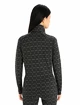 Dames T-shirt Icebreaker  W 250 Vertex LS Half Zip Black