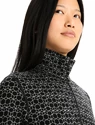 Dames T-shirt Icebreaker  W 250 Vertex LS Half Zip Black