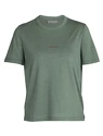 Dames T-shirt Icebreaker  W Central SS Tee SAGE