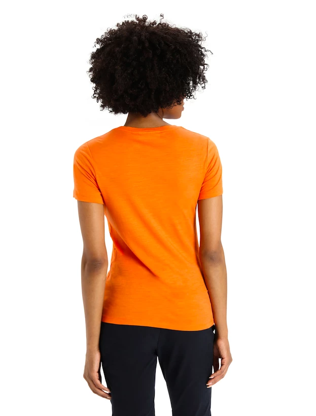 Dames T-shirt Icebreaker  W Tech Lite II SS Scoop T Flash L