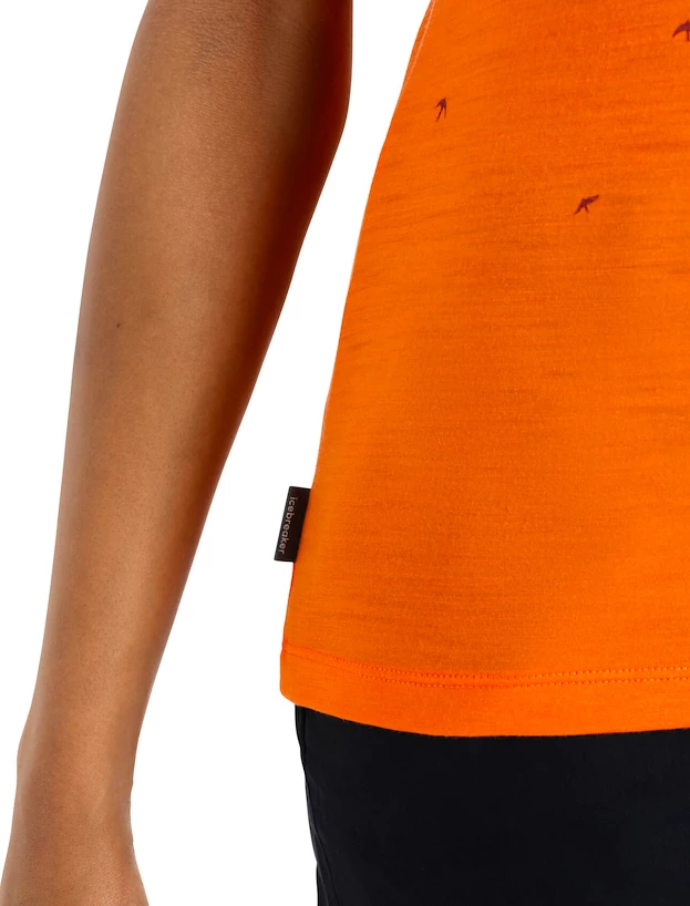 Dames T-shirt Icebreaker  W Tech Lite II SS Scoop T Flash L