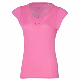 Dames T-shirt Mizuno Aero Tee Wild Orchid