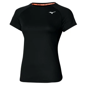 Dames T-shirt Mizuno Dry Aero Flow Tee Black