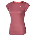 Dames T-shirt Mizuno  DryAeroFlow Tee Renaissance Rose