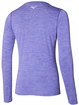 Dames T-shirt Mizuno  Impulse Core LS Tee Simply Purple