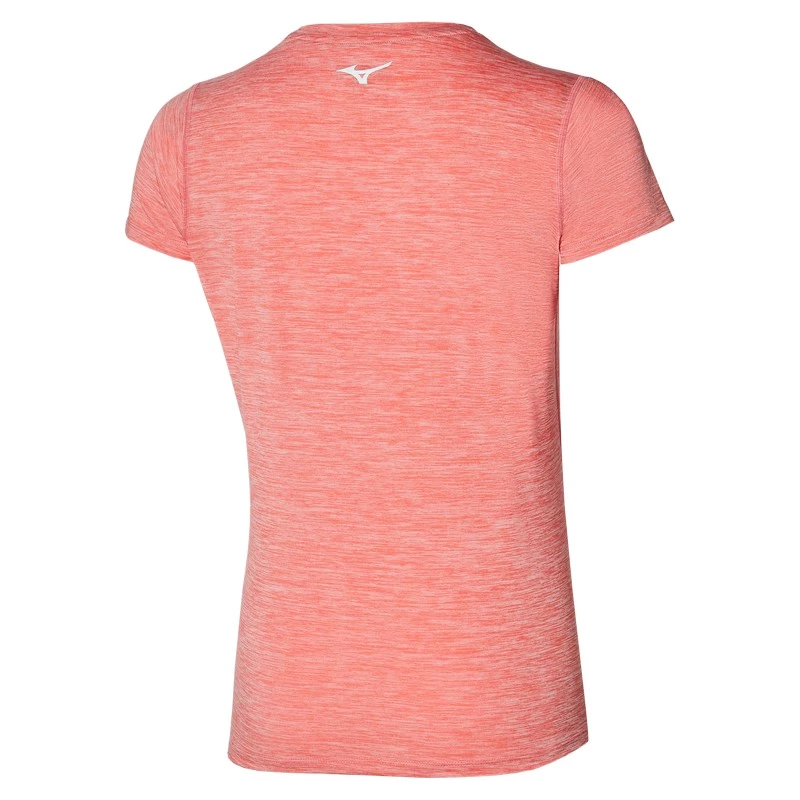 Dames T-shirt Mizuno  Impulse Core Tee Tea Rose L
