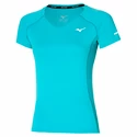 Dames T-shirt Mizuno  Sun Protect Tee Algiers Blue