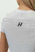 Dames T-shirt Nebbia  FIT Activewear T-Shirt “Airy” with Reflective Logo 438 white