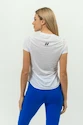 Dames T-shirt Nebbia  FIT Activewear T-Shirt “Airy” with Reflective Logo 438 white