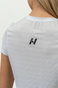 Dames T-shirt Nebbia  FIT Activewear T-Shirt “Airy” with Reflective Logo 438 white