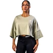 Dames T-shirt Nebbia STRONG BEAUTY Oversized Cropped Tee JUST FLOW 431 light green