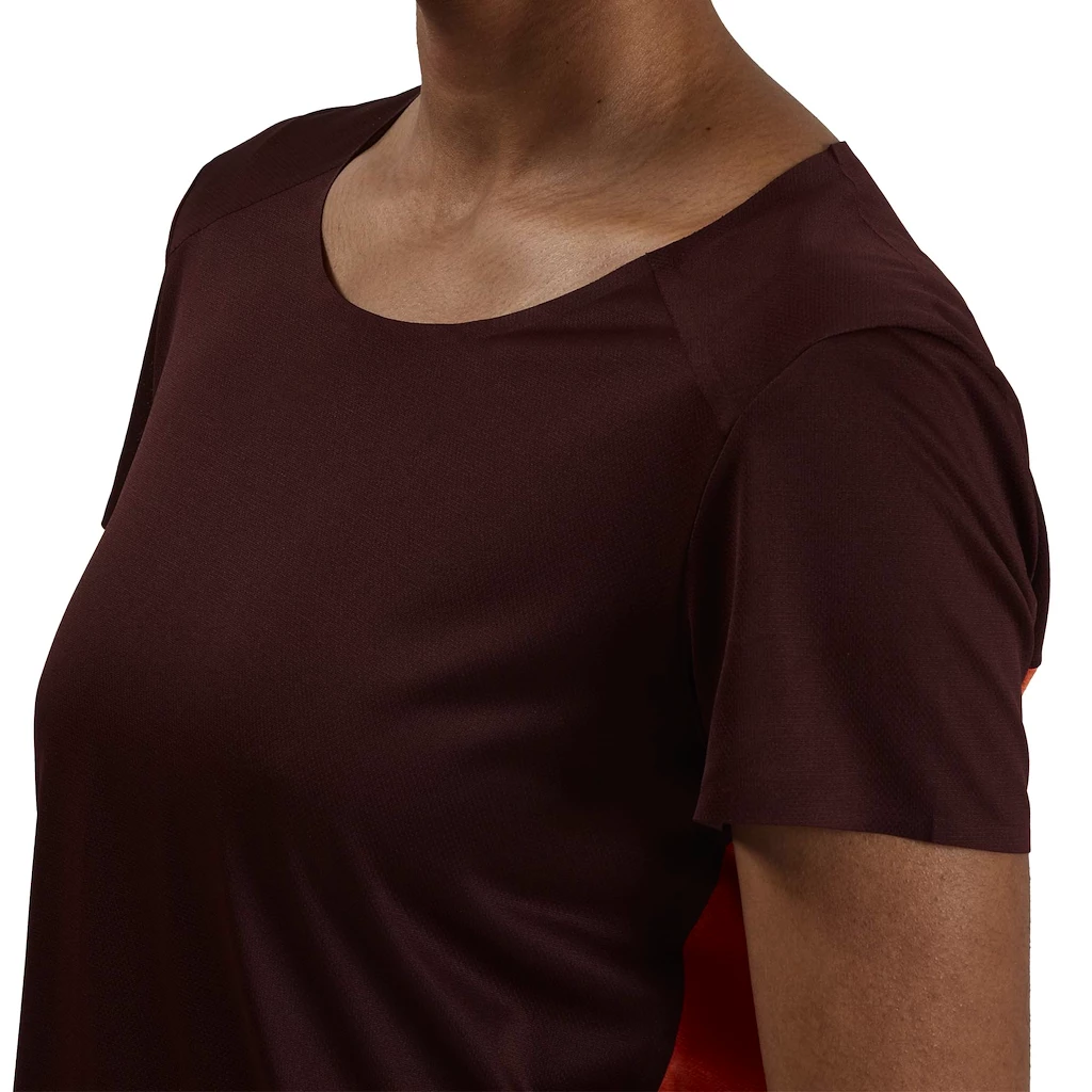 Dames T-shirt On  Performance-T Mulberry/Spice
