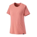 Dames T-shirt Patagonia Cap Cool Daily Sunfade Pink