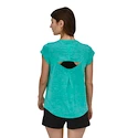 Dames T-shirt Patagonia Ridge Flow Shirt Fresh Teal