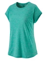 Dames T-shirt Patagonia Ridge Flow Shirt Fresh Teal