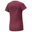 Dames T-shirt Puma Run 5K Logo Tee Grape Wine