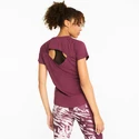 Dames T-shirt Puma  Run 5K Logo Tee Grape Wine