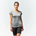 Dames T-shirt Salewa  Puez Melange Dry S/S Tee Quiet Shade Melange