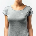 Dames T-shirt Salewa  Puez Melange Dry S/S Tee Quiet Shade Melange