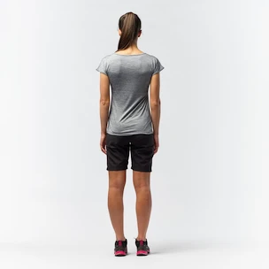 Dames T-shirt Salewa  Puez Melange Dry S/S Tee Quiet Shade Melange