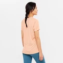 Dames T-shirt Salomon Agile SS Tee Sirocco