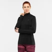 Dames T-shirt Salomon  Comet Seamless HZ Black/Ebony
